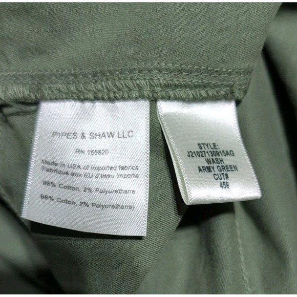 Veronica Beard Jeans Wren Boiler Jumpsuit Women's M Army/Olive Green - Picture 5 of 7